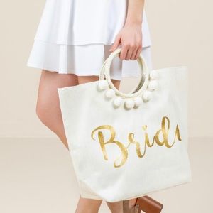 Bride to be tote bag bridal beach bag shower gift